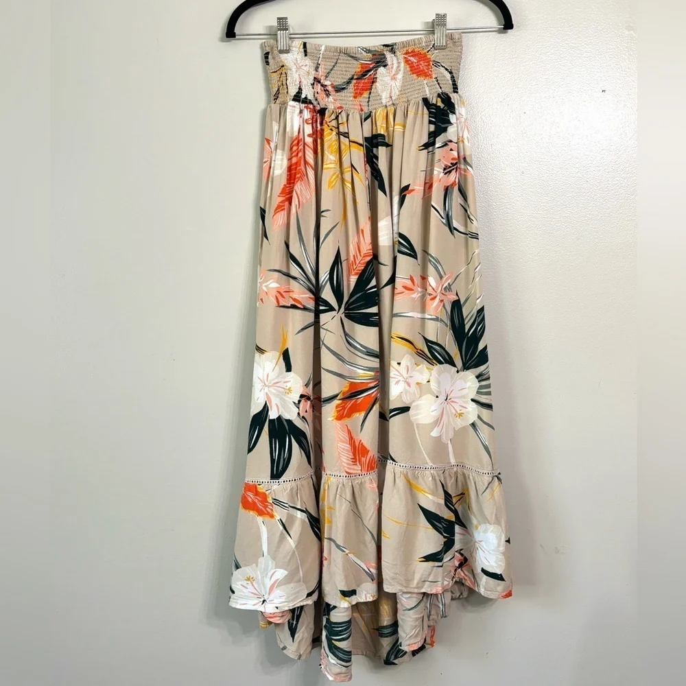 Patrons Of Peace Tan Tropical Skirt